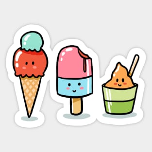 Ice creams Sticker